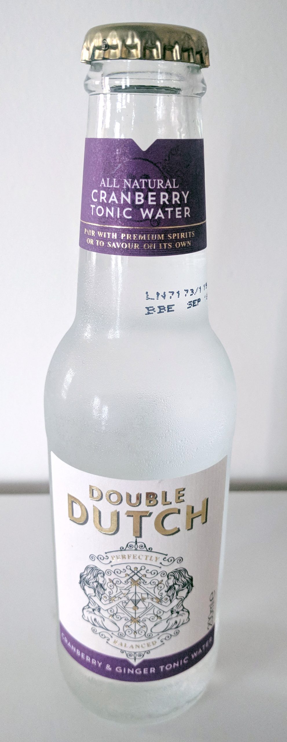 Double Dutch Cranberry and Ginger Tonic Water