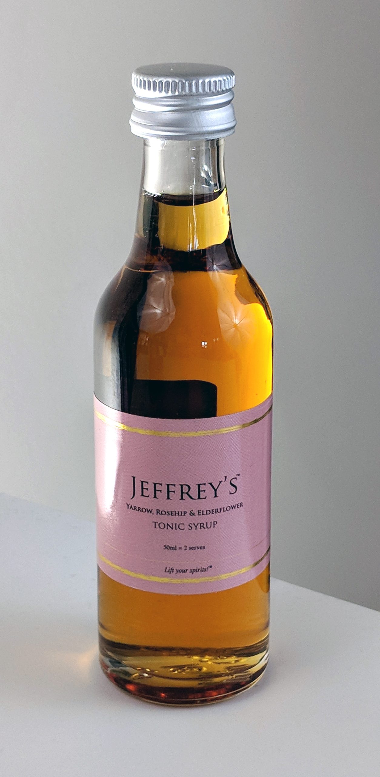 Jeffrey's Yarrow, Rosehip and Elderflower Tonic Syrup