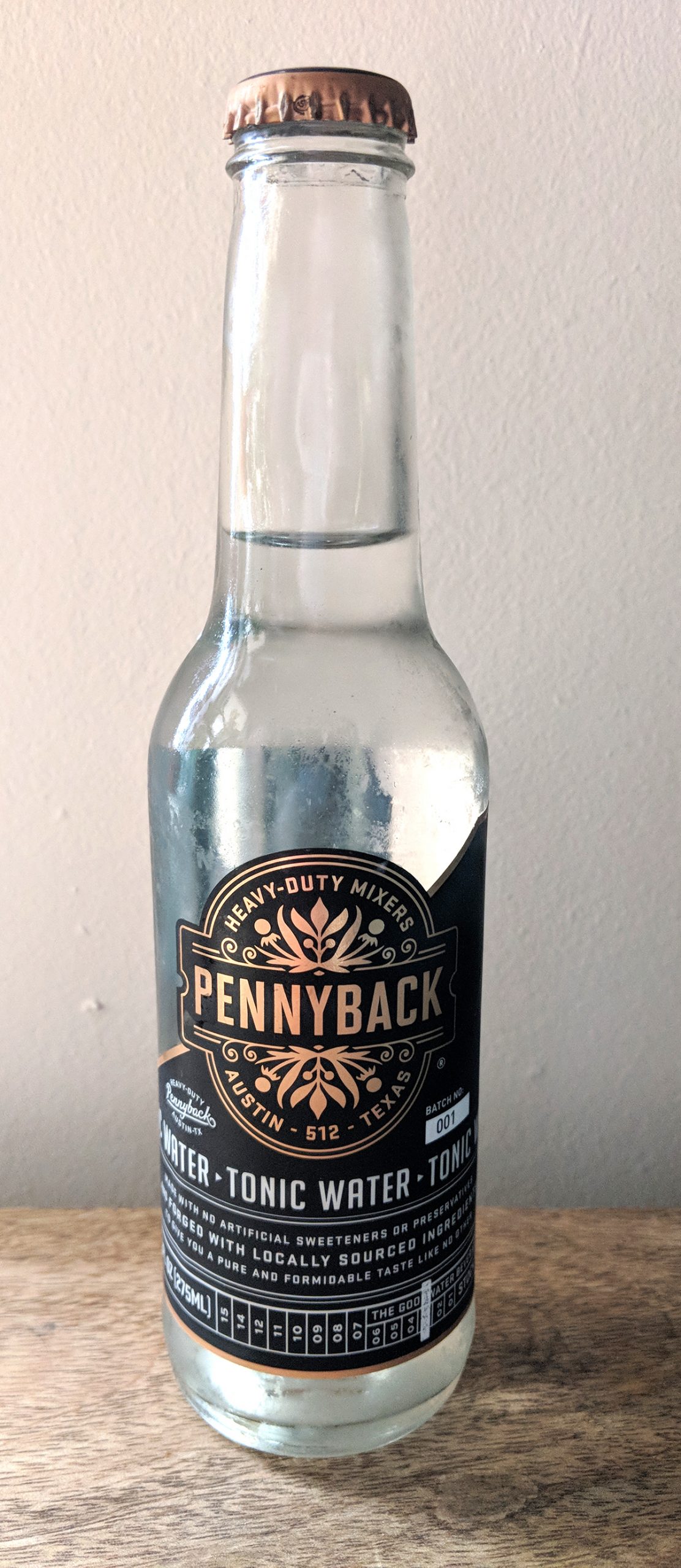 Pennyback Tonic Water