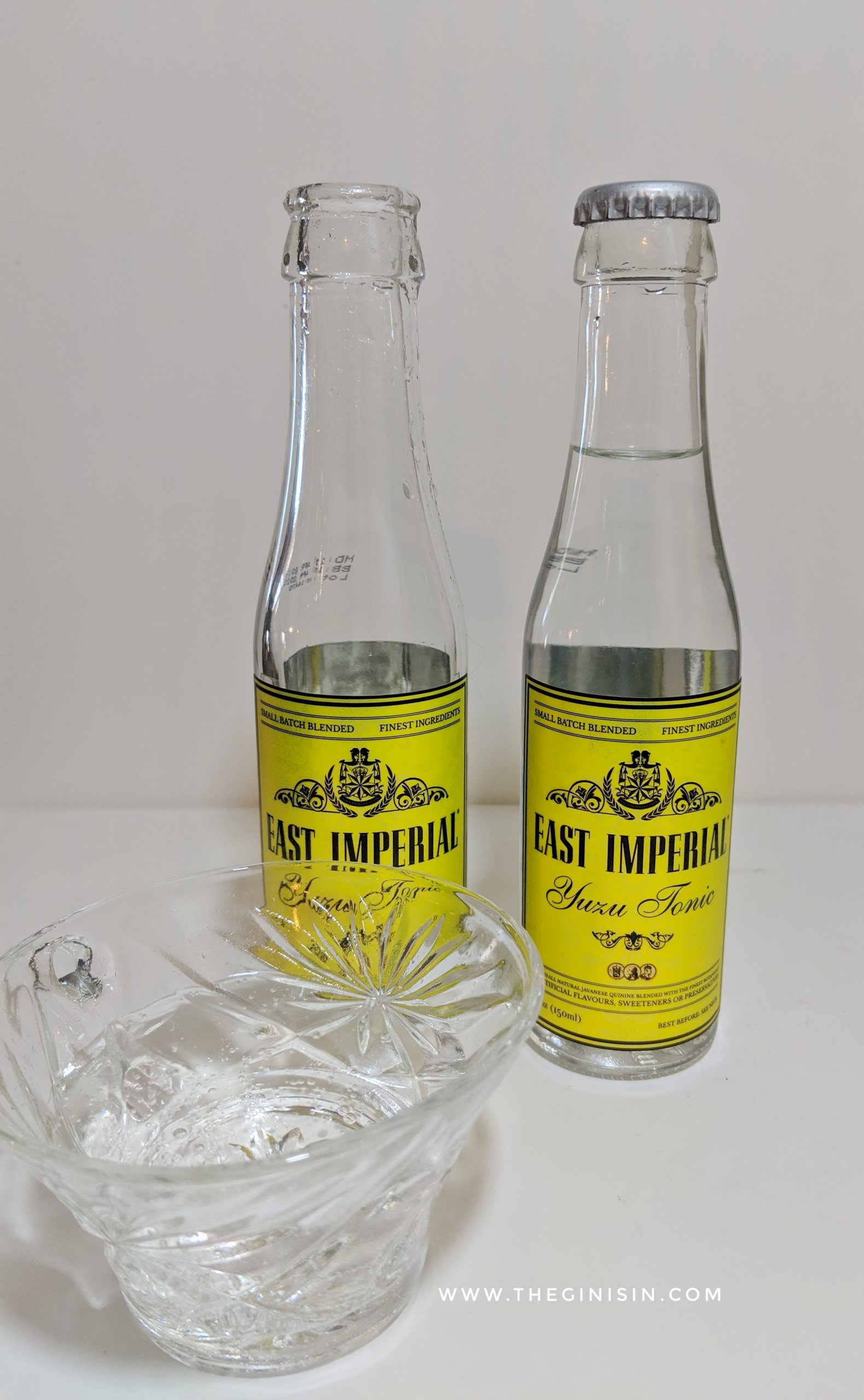 East Imperial Yuzu Tonic Water Poured
